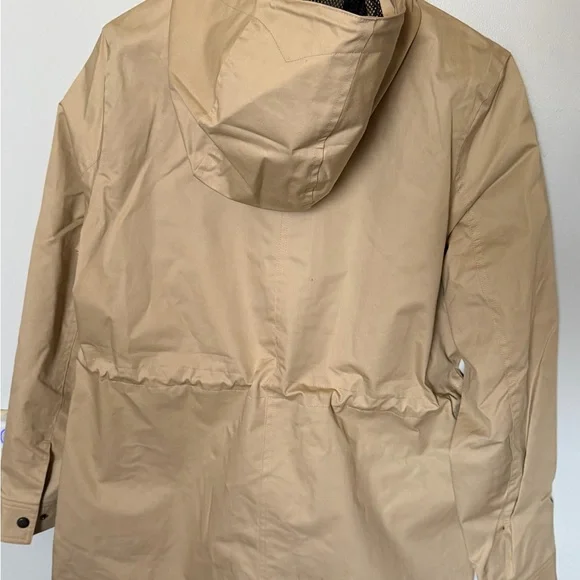 Hunter Beige Hooded Trench Coat - Picture 3 of 5